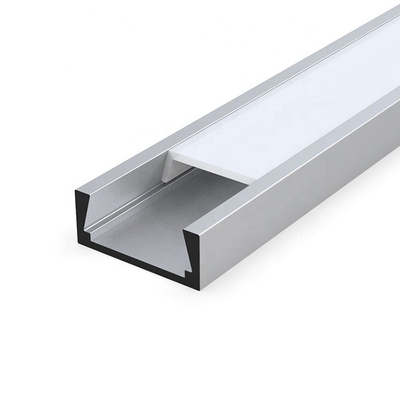 6063 Surface Mounted LED Profile , LED Light Aluminium Housing OEM ODM