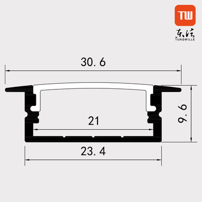 Wall Lighting Recessed LED Strip Profile 1m 2m 3m Length For Wardrobes wine cabinets