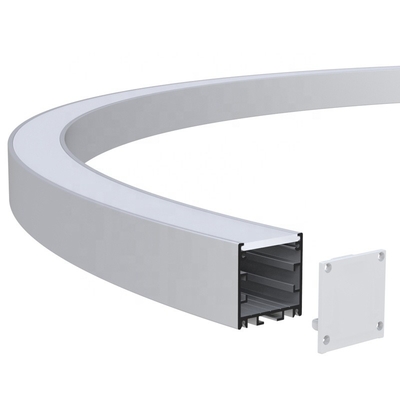 Outdoor Round Circular LED Profile 6063 Aluminum Alloy Material For Ceiling