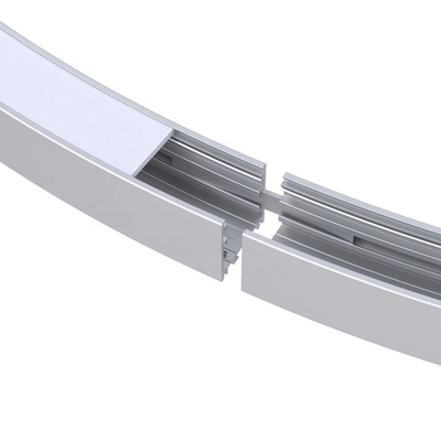 Outdoor Round Circular LED Profile 6063 Aluminum Alloy Material For Ceiling