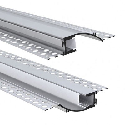 U Shape Plasterboard LED Profile 6063 Aluminum Alloy Material