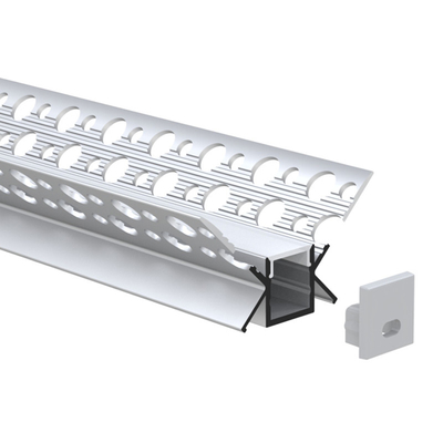 13mm Wide Recessed Plasterboard LED Profile For Architectural Gypsum Ceiling