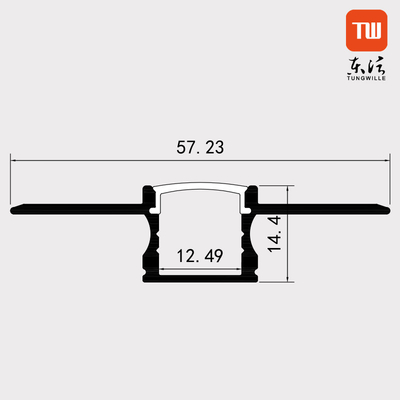 Decorative Drywall LED Strip Plasterboard Profile for Wardrobe