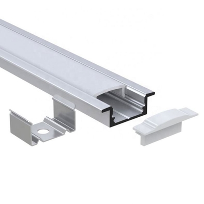 Surface Mounted Recessed LED Profiles 17mm width 7.8mm height For Cabinet Light