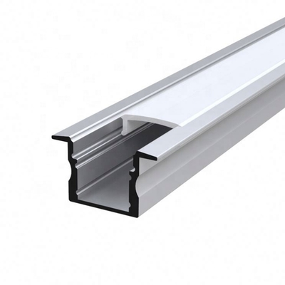 Aluminum Alloy Recessed LED Profiles For Office Wardrobe Cinema
