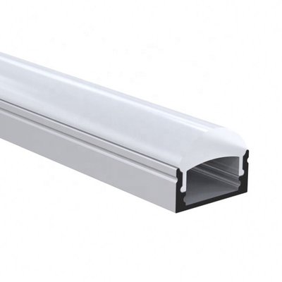 Extruded Mounted LEDs Aluminium Profile , Flexible Stair Profile With LED OEM