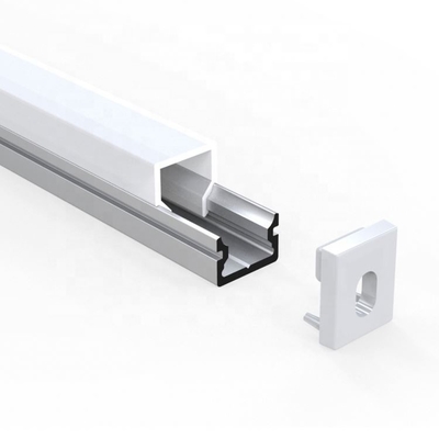 6063 Aluminum Alloy Surface Mounted LED Profile with Bending Decoiling Processing