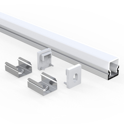 6063 Aluminum Alloy Surface Mounted LED Profile with Bending Decoiling Processing