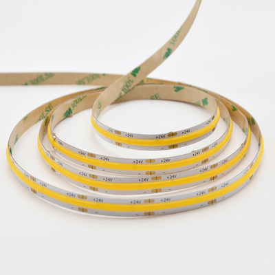 Warm White COB 3000k LED Strip Light 8mm Dotless For Lighting Decoration