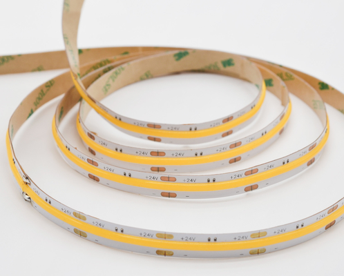 6000K CRI90 COB LED Strips Light Dimmable DC12V 24V For Indoor Lighting