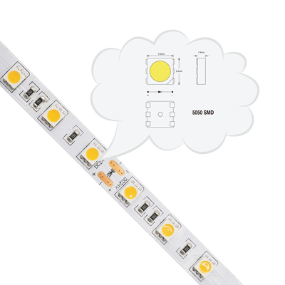 Flexible 5050 SMD LED Strips Lights DC24V 12V For Display Stores OEM