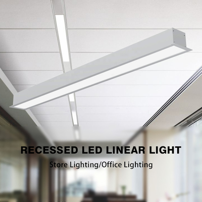 Industrial Pendant LED Linear Lights 40W For Office ROHS CE Certificate
