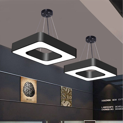 Suspension LED Linear Lights , Square 4 Foot LED Suspended Linear Fixture