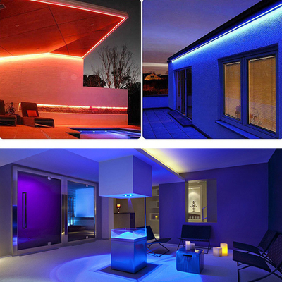5050 RGB Smart LED Strip Lights 10 Meters Bluetooth APP Control OEM