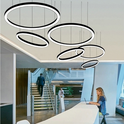Surface Mounting Circular LED Profile , Flexible Aluminium Channel Profiles OEM