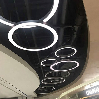 Surface Mounting Circular LED Profile , Flexible Aluminium Channel Profiles OEM