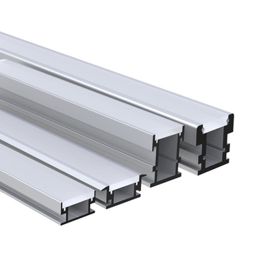 Outdoor LED Strip Recessed Profile , 22×26Mm Recessed Aluminum Channel