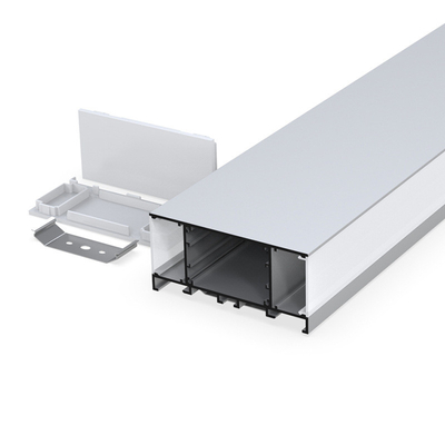 Aluminum Alloy Surface Mounted LED Profile , LED Strip U Channel With Welding Service