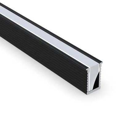 Square Recessed LED Profiles  , LED Strip Aluminum Channel 6063 Alloy Material