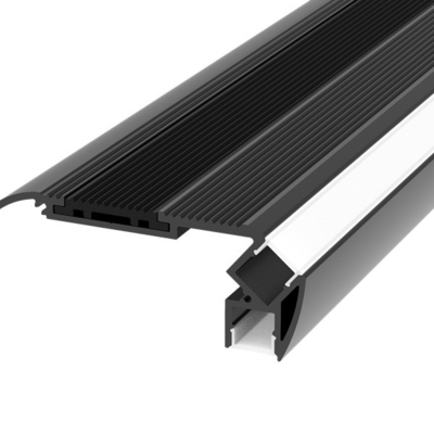 Baseboard Lighting Plasterboard LED Profile Strip For Wardrobe Office Cupboard