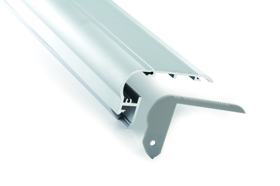 Anodized Silver Aluminum Extrusion For LED Strip Lights 80mm width