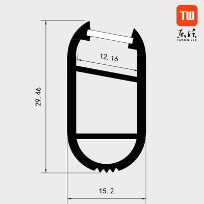 Wardrobe Direct Surface Mounted LED Profile Suspended Aluminium Alloy Material