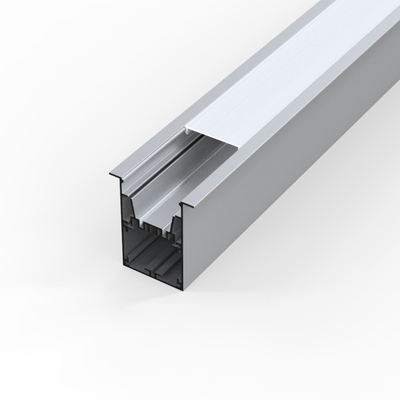 Anodized High Quality Profile Light LED Aluminum , Silver Aluminium Channel Profiles