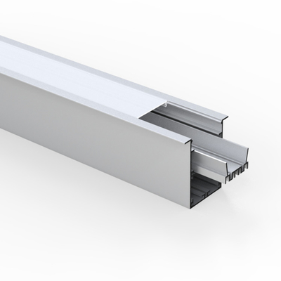Anodized High Quality Profile Light LED Aluminum , Silver Aluminium Channel Profiles