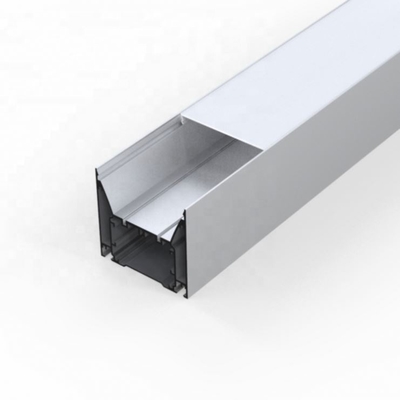 Silver white LED Strip Lights Aluminum Profile 80mm x 76mm for Wardrobe