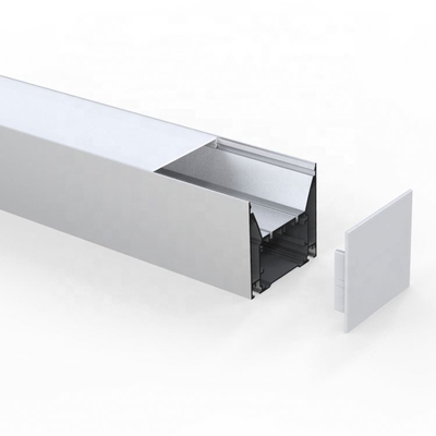 Silver white LED Strip Lights Aluminum Profile 80mm x 76mm for Wardrobe