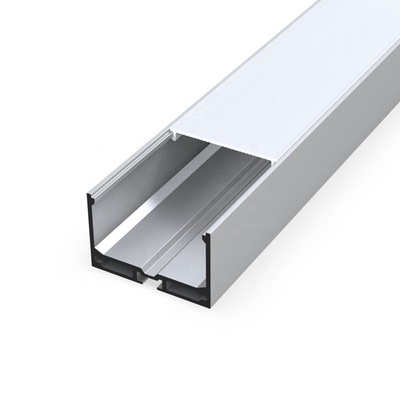 Alloy Extrusion Recessed LED Aluminum Profile For Linear Strips Light Bar