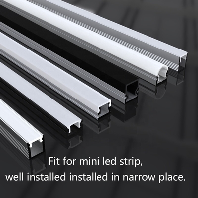 Office Wardrobe Aluminium Profiles For Led Strip Lights OEM ODM