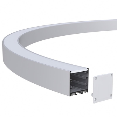 Anodized Aluminum Circular LED Profile , 35×35mm LED Linear Profile