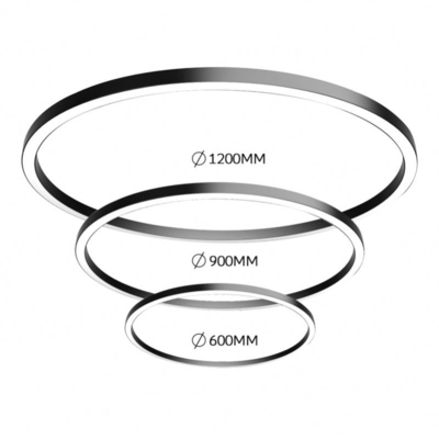 Circular Round Aluminum Channel For LED Light Strips for office