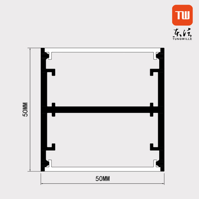 Anodized Circular LED Profile , LED Strip Housing Aluminium For Wardrobe Office