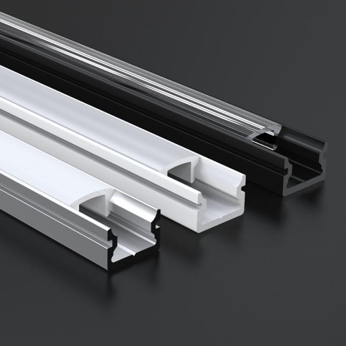 Square Shape Surface Mounted LED Profile 6063 Aluminum Material For ...