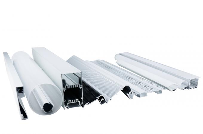 Led Embedded Profiles Embedded Recessed Led Profiles OEM For Wall Floor Hanging Cabinet