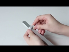 TW1709H White Surface Mounted LED Profile , U Shape LED Aluminum Channel 17.4mm X 8.5mm